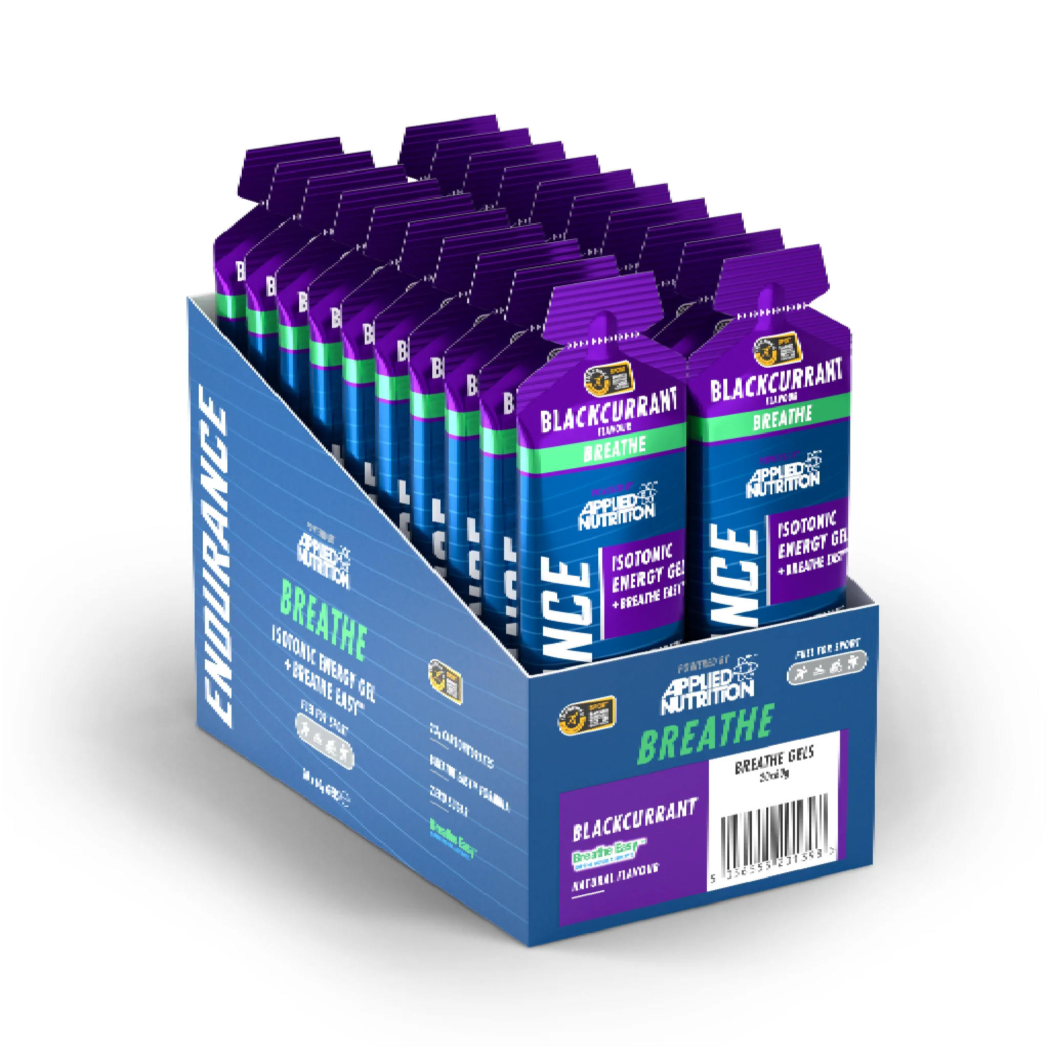 Applied Nutrition Endurance Isotonic Energy Gel + Breathe Easy - Blackcurrent