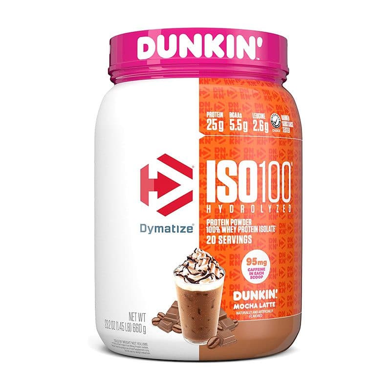 DYMATIZE Iso 100 Hydrolyzed Dunkin Cappuccino