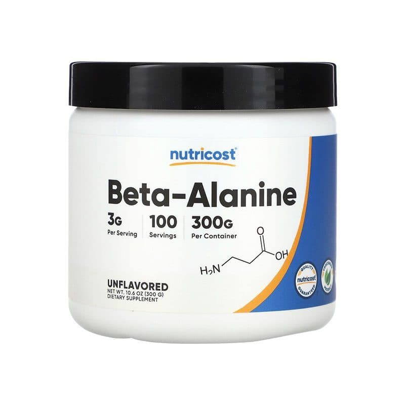Nutricost Beta Alanine unflavoured 3g (300gm) - Nutricost
