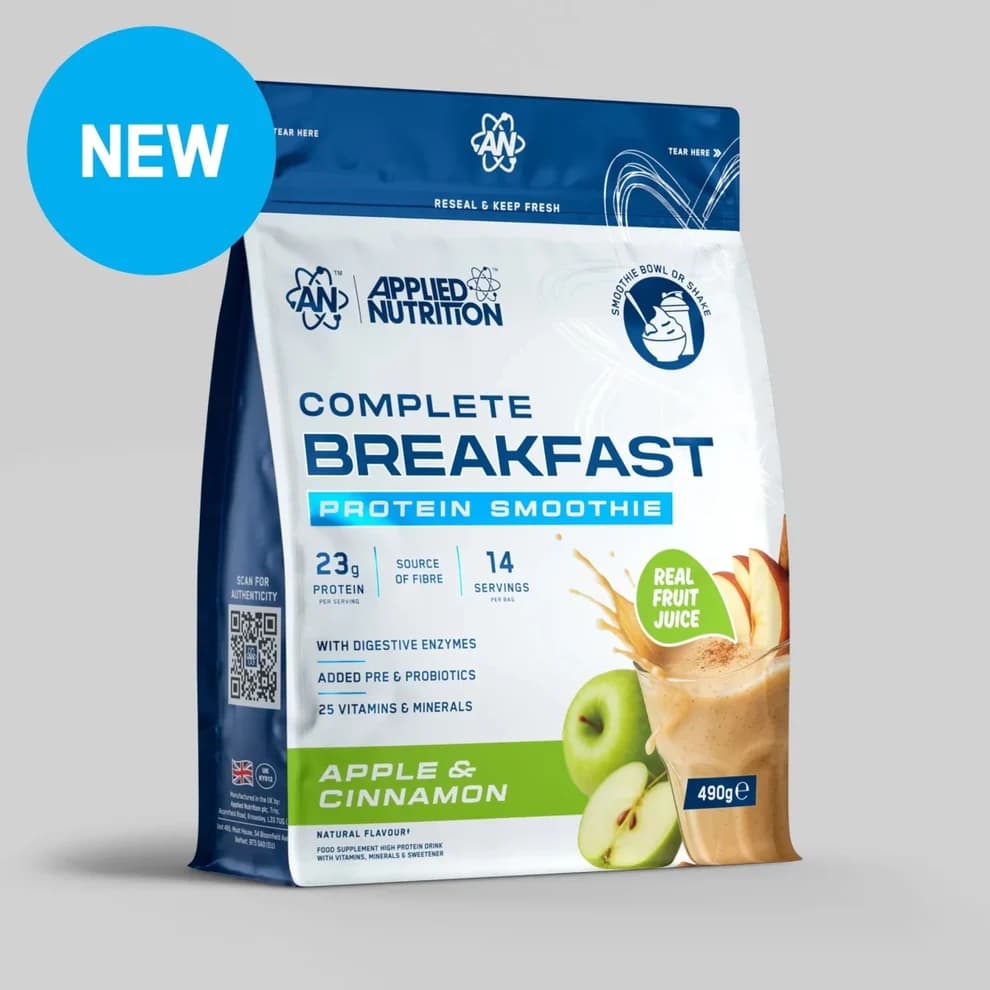 APPLIED NUTRITION COMPLETE BREAKFAST SMOOTHIE 490G 14SERV - APPLE & CINNAMON