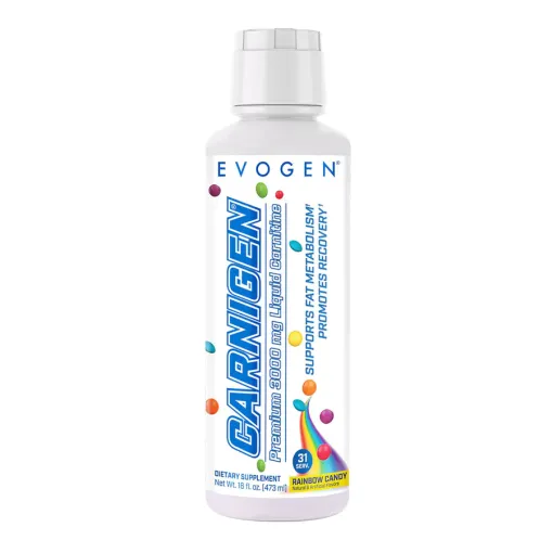 EVOGEN Carnigen Liquid 31 Servings NEW - Rainbow Candy