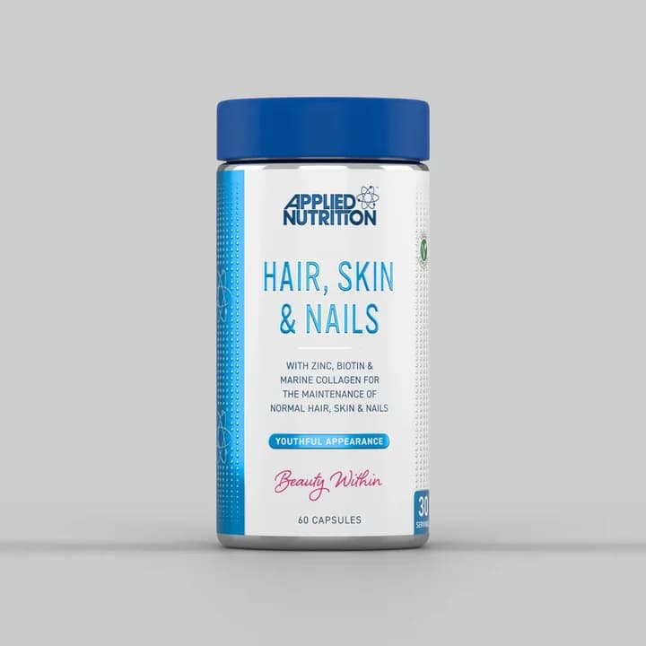 APPLIED NUTRITION HAIR SKIN & NAILS 60 CAPS