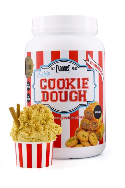 Adonis cookie dough casein protein - Baklava