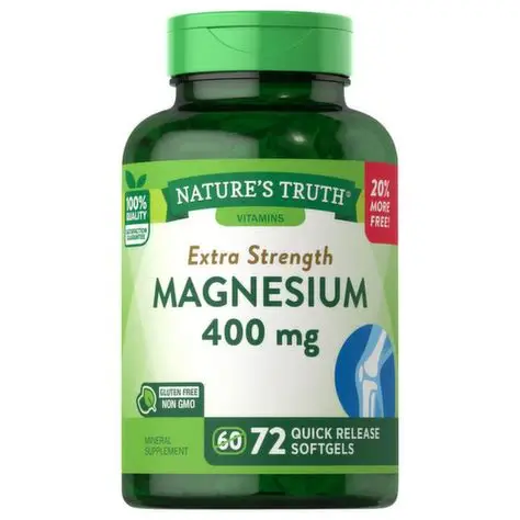 NATURES TRUTH Extra Strength Magnesium 400 mg (72 Quick Release Softgels)