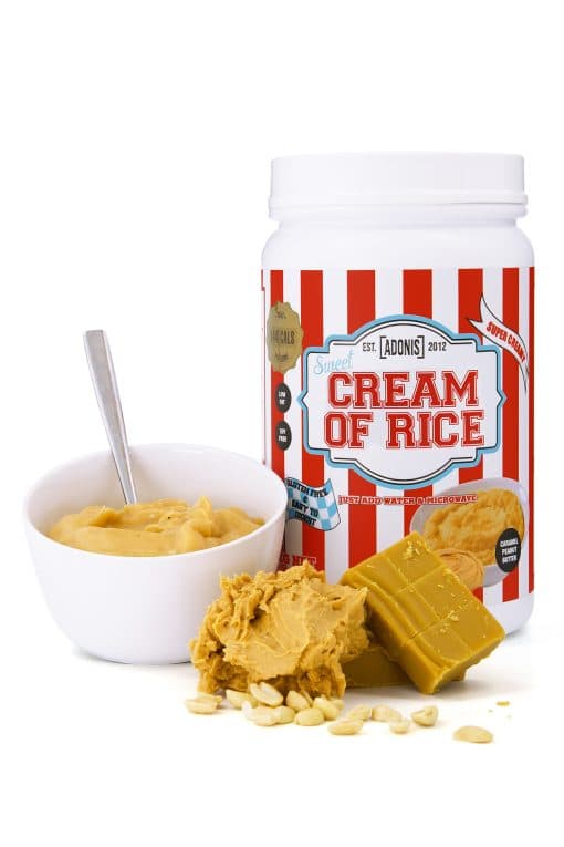 ADONIS Cream of Rice Super Creamy 1kg 25 Servings (Caramel peanut Butterl)
