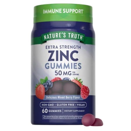 NATURES TRUTH ZINC 50MG 60GUMMIES